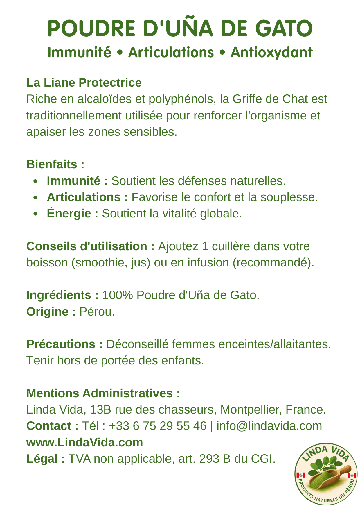 Cat's Claw | Immunity & Joints