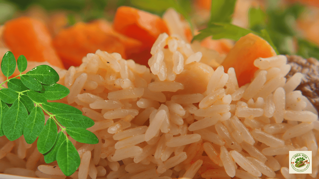 Riz Vert "Esprit des Andes" à la Moringa