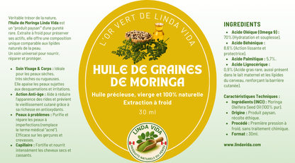 MORINGA SEED OIL - Linda Vida's Green Gold