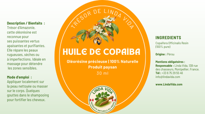 COPAIBA OIL (Oleoresin) - The Amazonian Repairing Balm