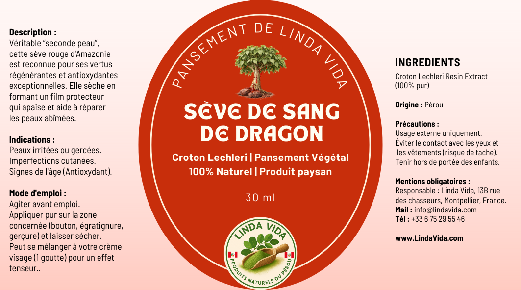 DRAGON BLOOD SAP (Croton Lechleri) - The Amazonian Plant-Based Dressing