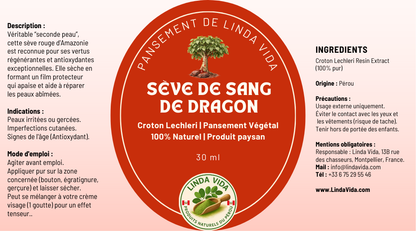 DRAGON BLOOD SAP (Croton Lechleri) - The Amazonian Plant-Based Dressing