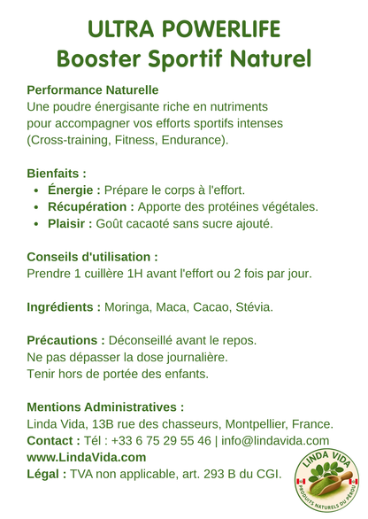 ULTRA POWERLIFE | Natural Sports Booster