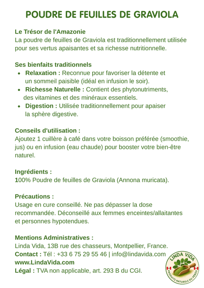 GRAVIOLA (Soursop) POWDER | Soothing &amp; Digestion