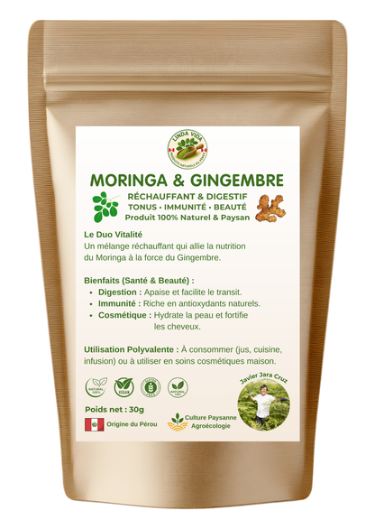 MORINGA &amp; GINGER | Digestion &amp; Energy