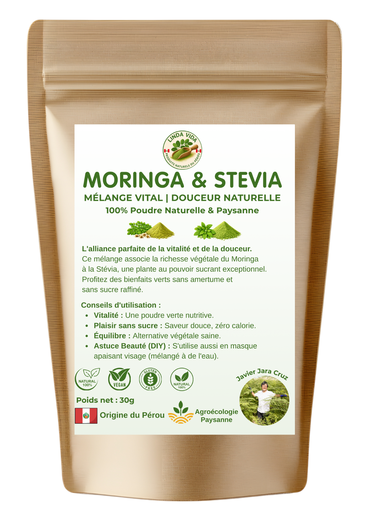 MORINGA &amp; STEVIA - Vitality &amp; Natural Softness 